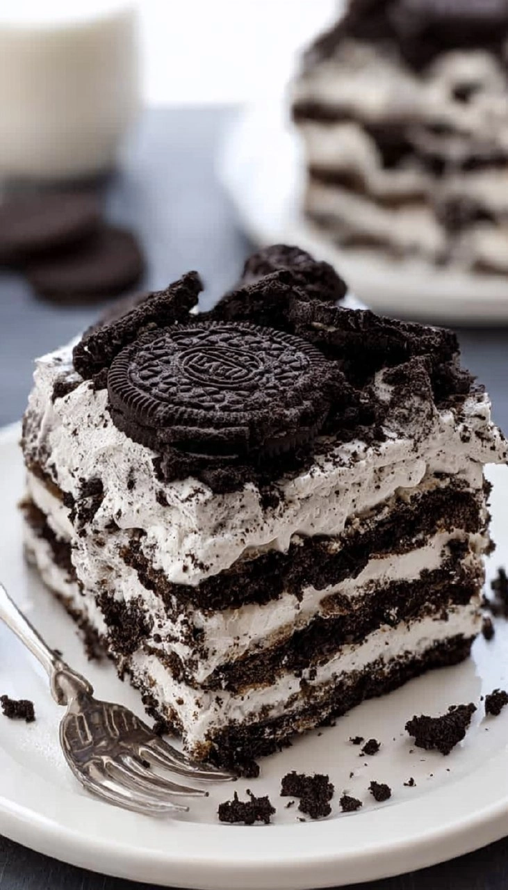 Oreo Icebox Cake