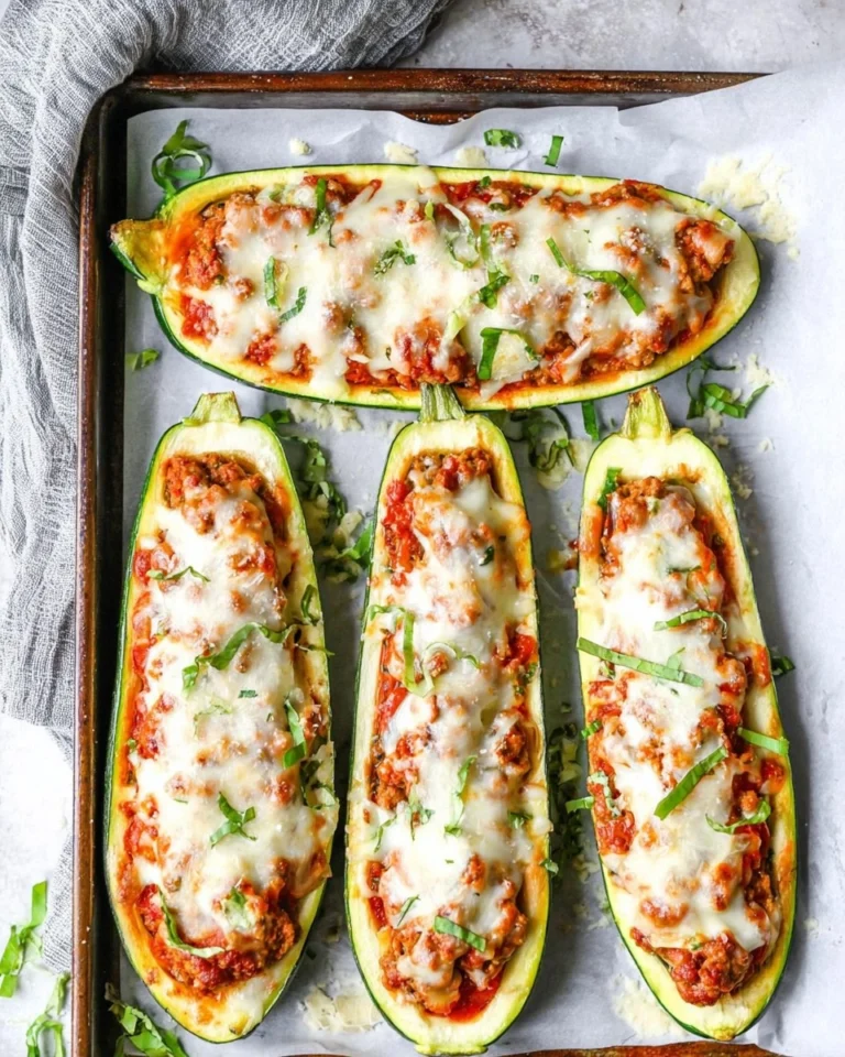 Sausage-Stuffed-Zucchini-Boats-Recipe