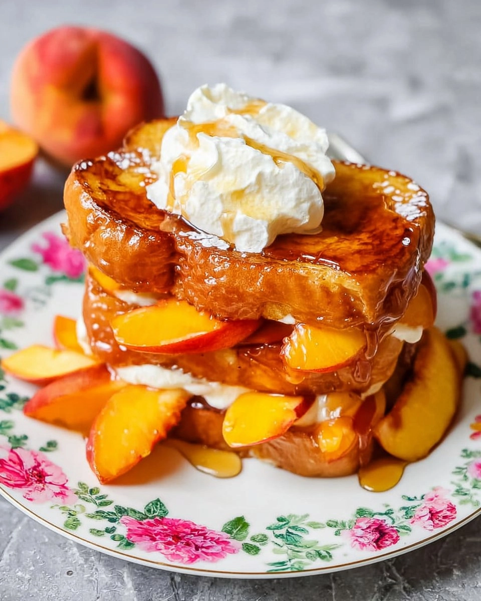 Peaches and Cream French Toast