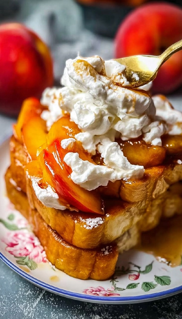 Peaches and Cream French Toast