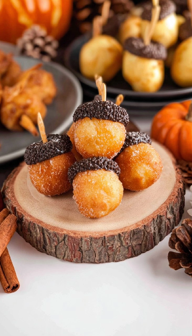 Acorn Donut Holes