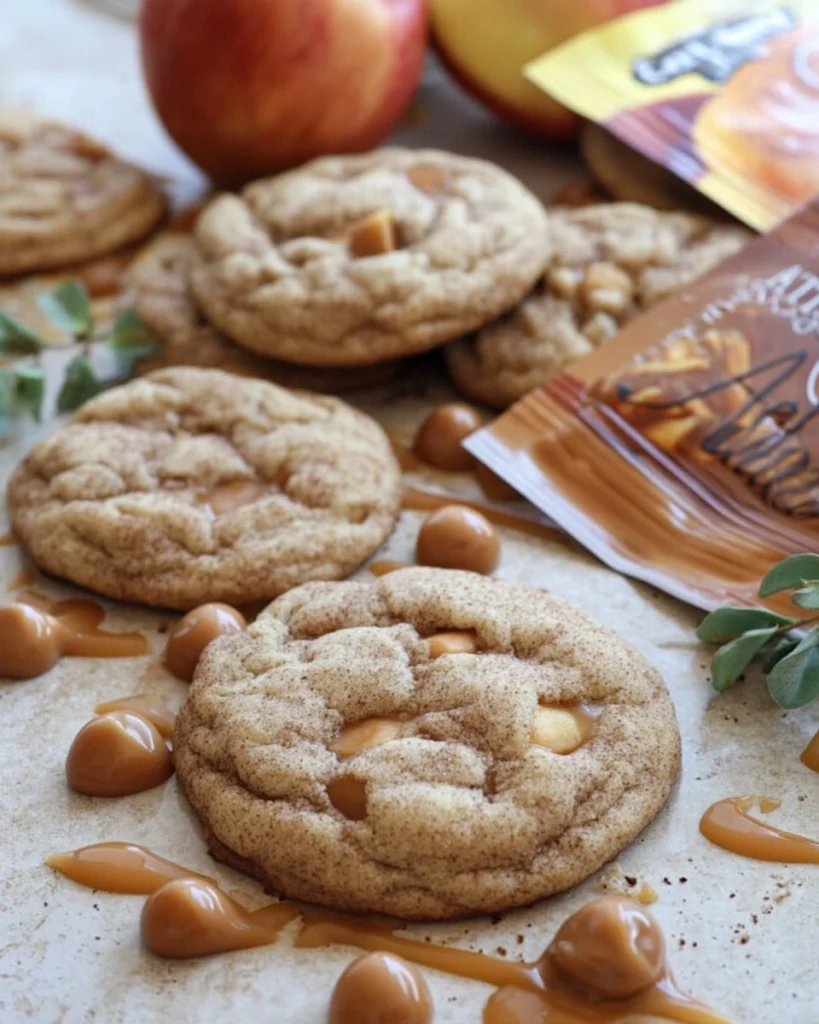 Caramel-Apple-Cider-Cookies-Recipe