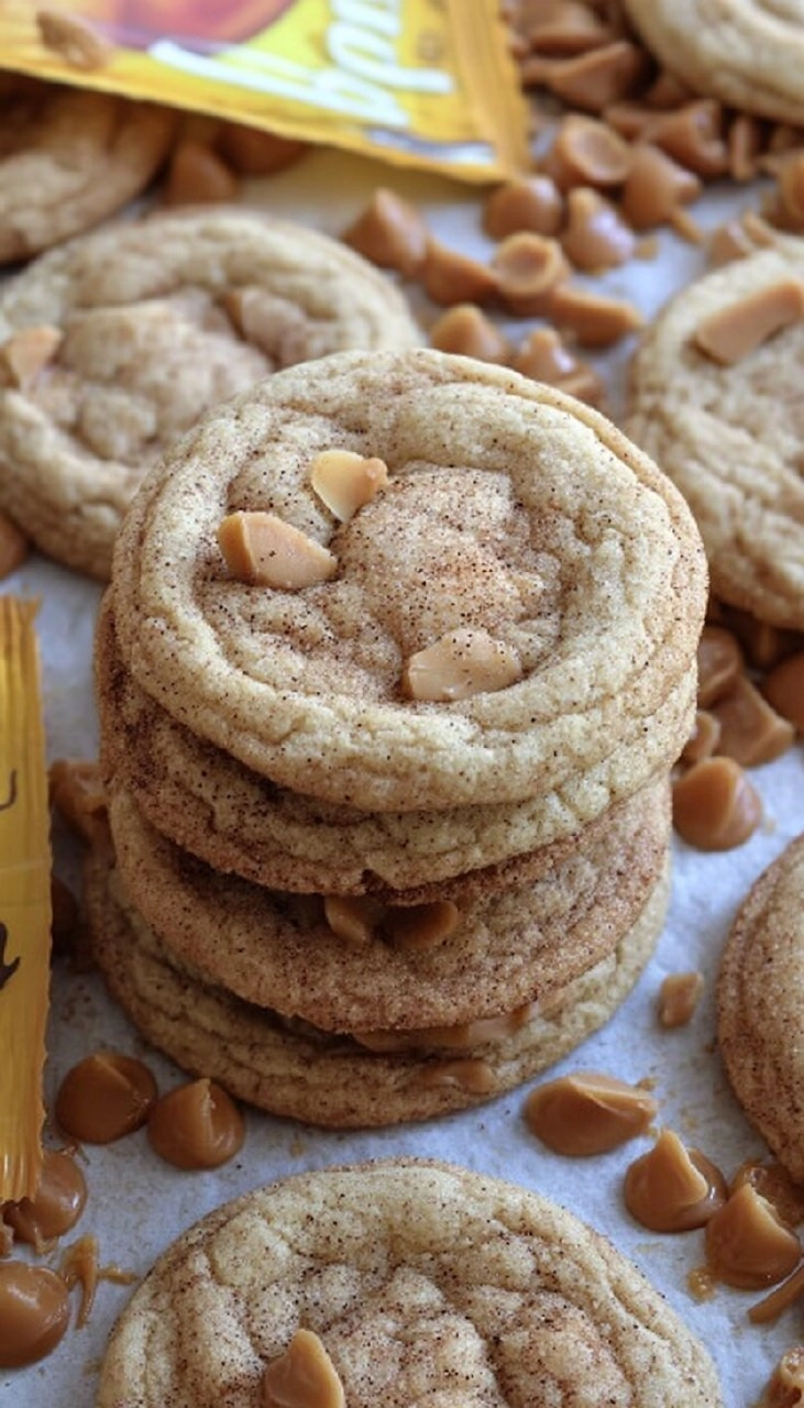 Caramel Apple Cider Cookies