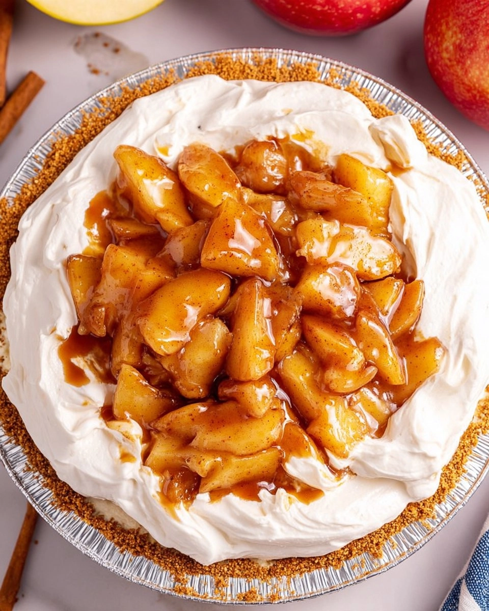 Creamy No Bake Apple Cheesecake Pie 34 Creamy-No-Bake-Apple-Cheesecake-Pie-Recipe