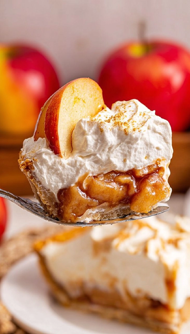 Creamy No Bake Apple Cheesecake Pie 75 Creamy No Bake Apple Cheesecake Pie