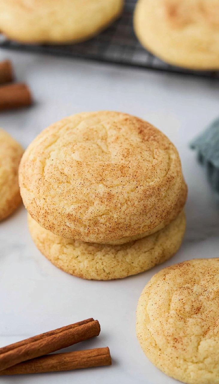 Fall Spice Snickerdoodle Cookies