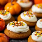 Pumpkin-Cookies-with-Cream-Cheese-Frosting-Recipe
